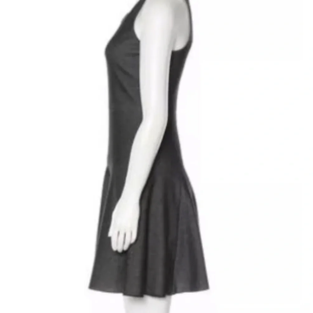 Rag & Bone Sleeveless Denim Mini Dress Size 4 Enigma Drop Waist Fit & Flare - Picture 8 of 12